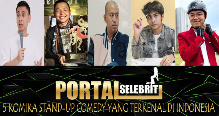 5 Komika Stand-up Comedy yang Terkenal di Indonesia